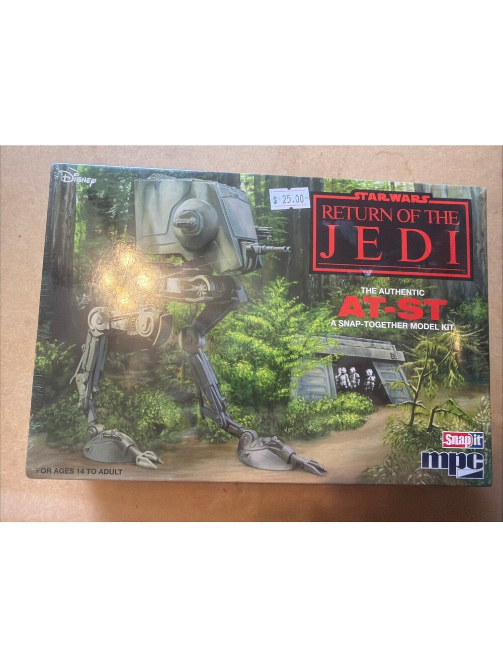 MPC STAR WARS RETURN OF THE JEDI AT-ST WALKER 1:100 Model Kit MPC966-MINT